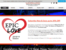 Tablet Screenshot of constellationtheatre.org